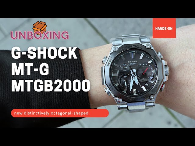 UNBOXING 2021 G-Shock MTG-B2000 Dual Core Guard Carbon Monocoque