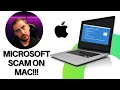 How to clear the Microsoft security SCAM popup on MAC 2025!