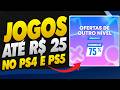 CORRE! JOGOS EM NOVA PROMOÇÃO ATÉ R$ 25,00 NO PS4 E PS5!