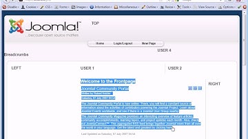 Joomla: What are Modules