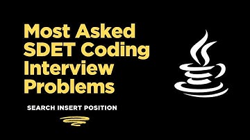 How to solve coding problems as an SDET? | SDET Coding Interview Questions | #coding #sdet