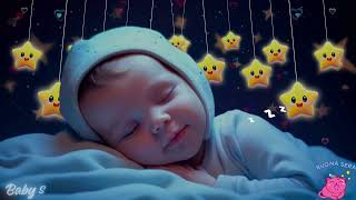 Baby Sleep Music🌙Help Baby Fall Asleep Instantly💫Beat Insomnia Fast 💖Mozart & Brahms Lullabies