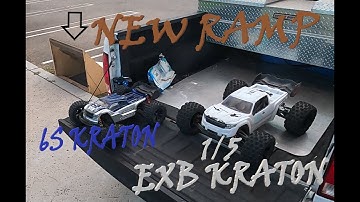 NEW RAMP TEST-KRATON 6S & 8S EXB KRATON #arrma #exb #ramps