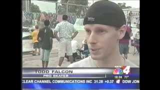 Todd Falcon and Ben Raybourn News Clips 2005 - Falconskates Tour Demos