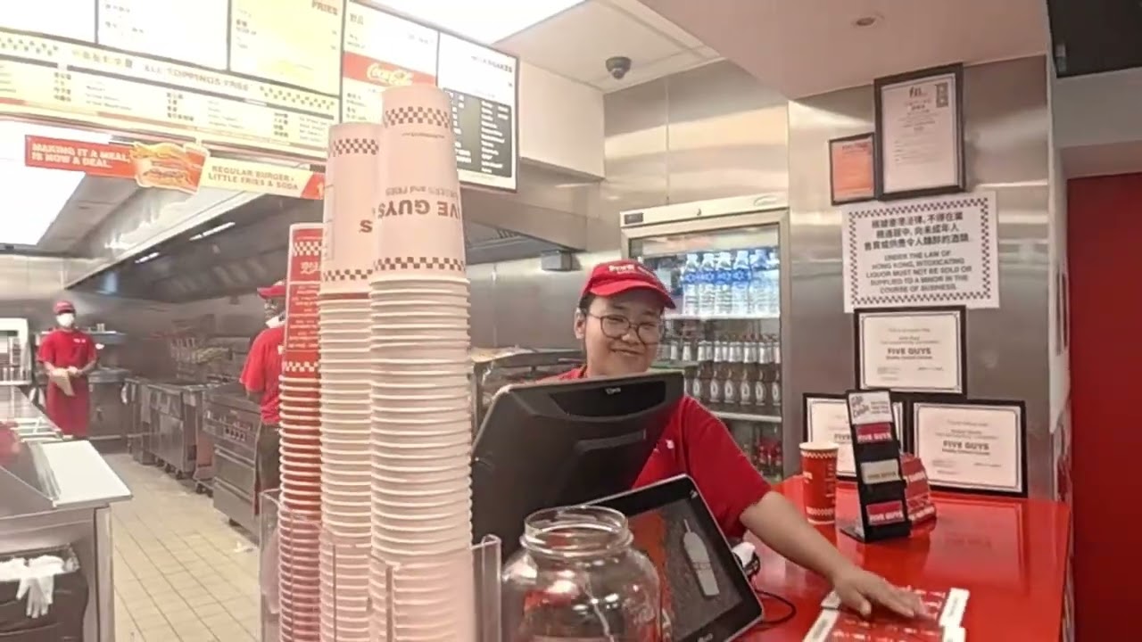 Five Guys Hambugercisi Hong Kong