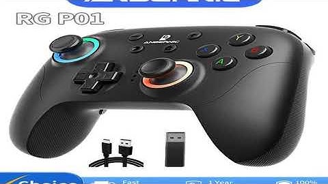 ANBERNIC RG P01 Wired Wireless Bluetooth Games Controller RGB Hall Effect Joystick XBOX Ga
