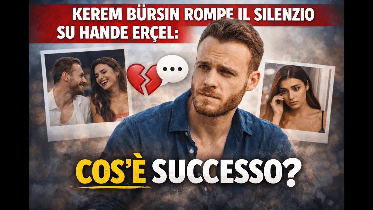 Kerem Bürsin rompe il silenzio su Hande Erçel. 