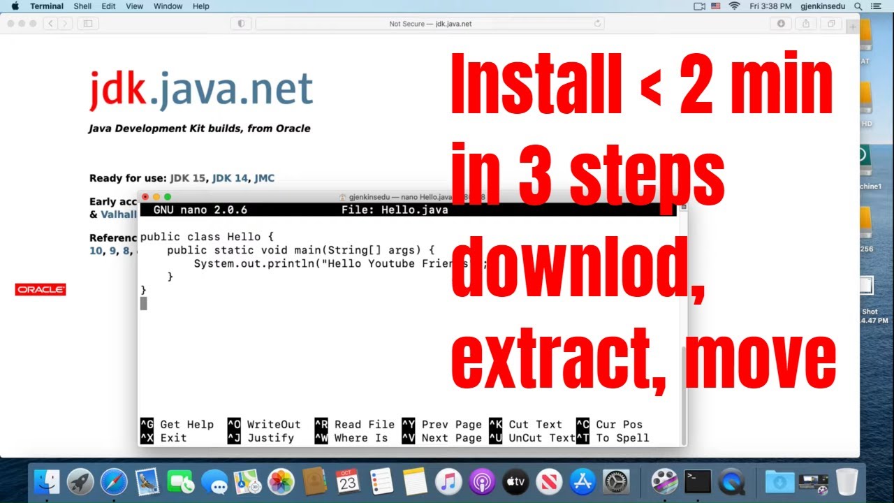 how to install java on mac youtube.com