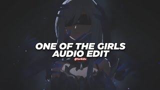 one of the girls - the weeknd, jennie & lily-rose depp [edit audio]