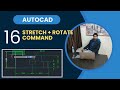 Part -16 ( Stretch+Rotate_Command ) #get #training #autocad #software #video #youtube @Arif_Anjum