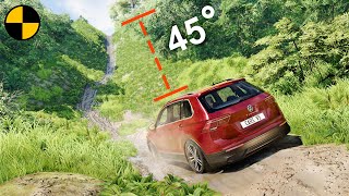 Cars vs Mud Hill Climb 😱 BeamNG.Drive screenshot 5