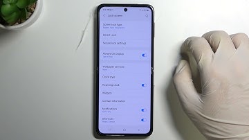 How to Turn On Always on Display in SAMSUNG Galaxy Z Flip3 5G - Enable Always On Display