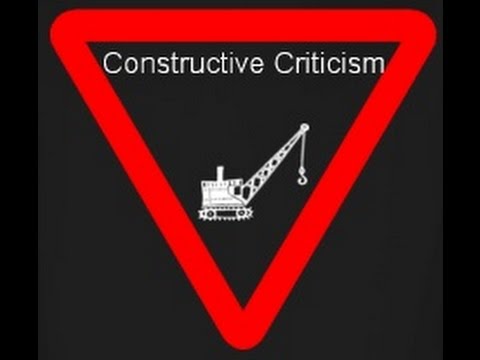 Constructive Criticism Live Stream