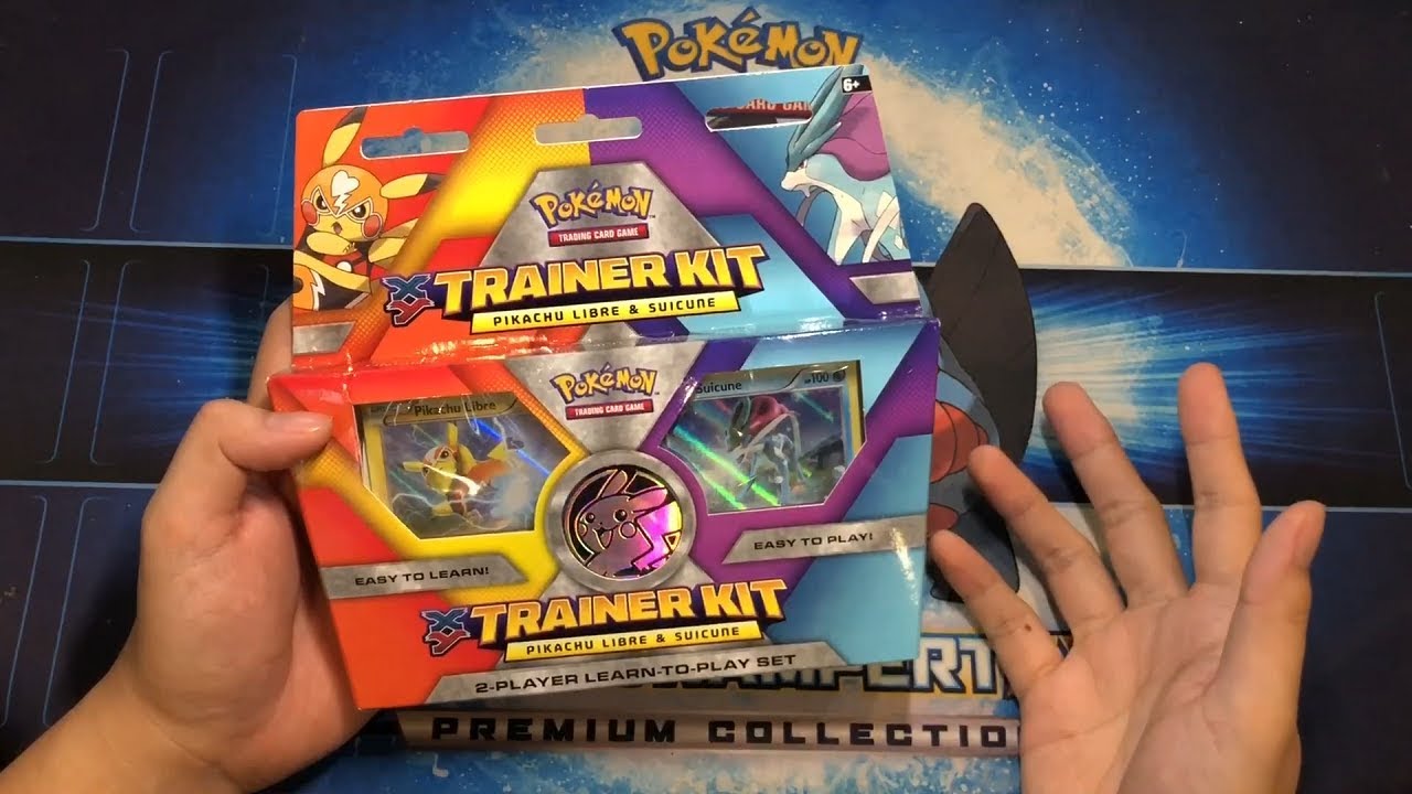 Xem Thử Trong Hộp Pikachu Libre Và Suicune Trainer Kit Deck Pokemon Có Gì | M2Da