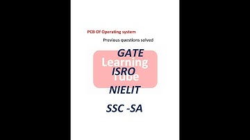 process synchronization OS for GATE/ ISRO,part-5