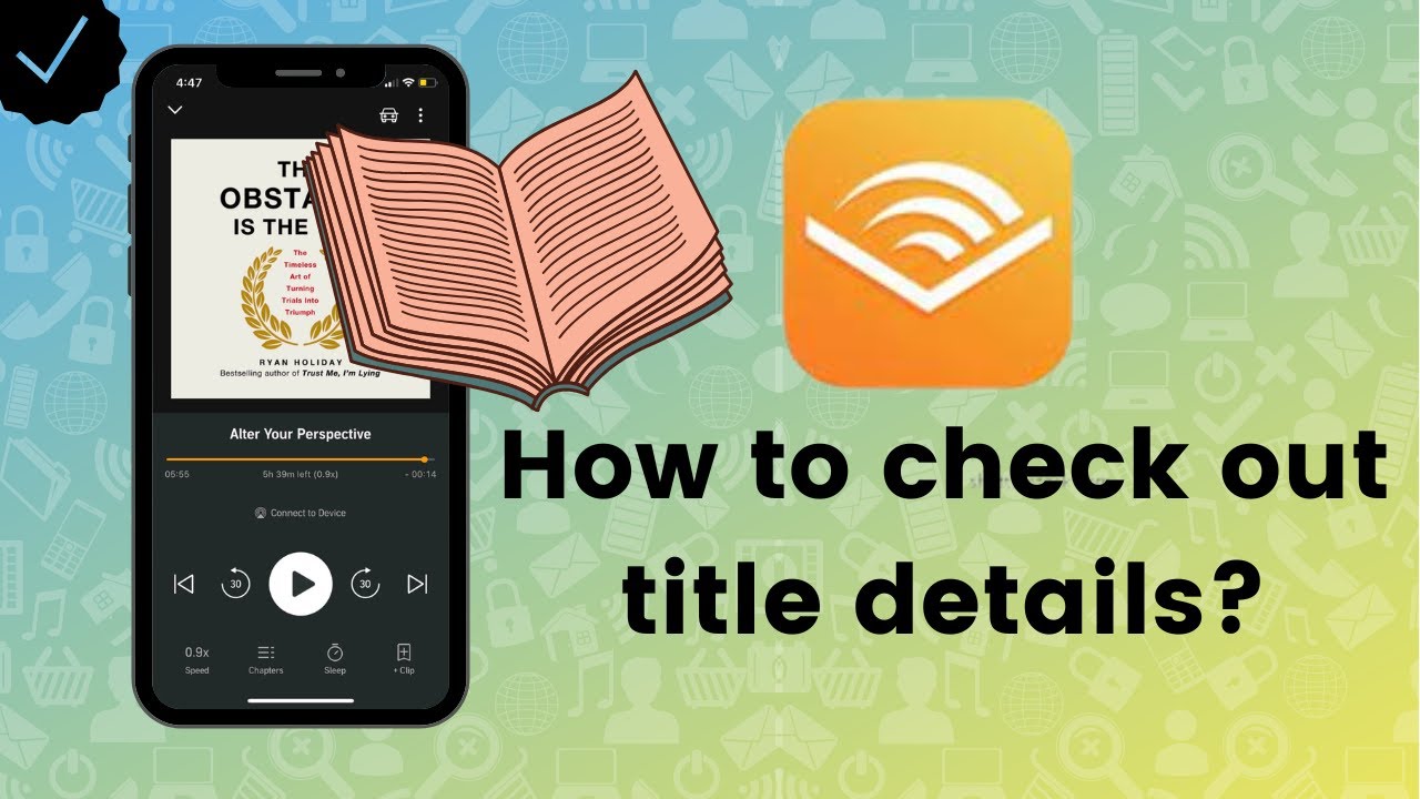 How to check out title details on Audible? YouTube