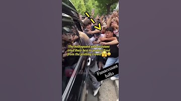 Rosé ✨ Bodyguard Protected her..!?!😰😭#kpop #blackpink #blink #shorts #rosé #yg #idol