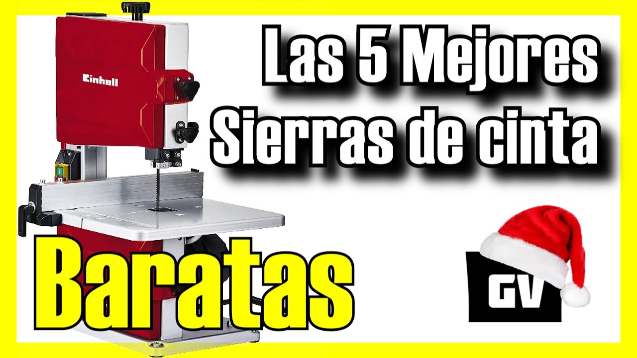 🥇 Las 5 MEJORES Sierras de Cinta BARATAS de  [2024]✓[Calidad/Precio]  Para Madera / Metal 