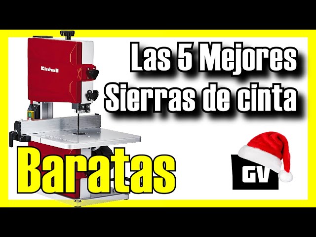 🥇 Las 5 MEJORES Sierras de Cinta BARATAS de  [2024]✓[Calidad/Precio]  Para Madera / Metal 