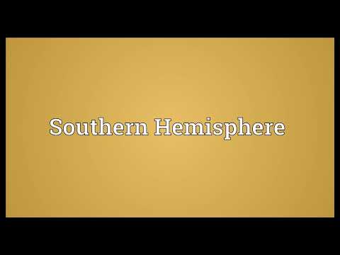 Southern Hemisphere Meaning