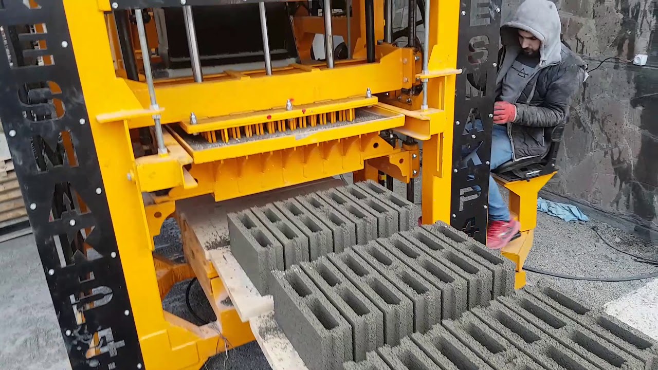 Concrete Hollow Block Making Machine | High Quality (Paving-Curbstone) (+905326382935)