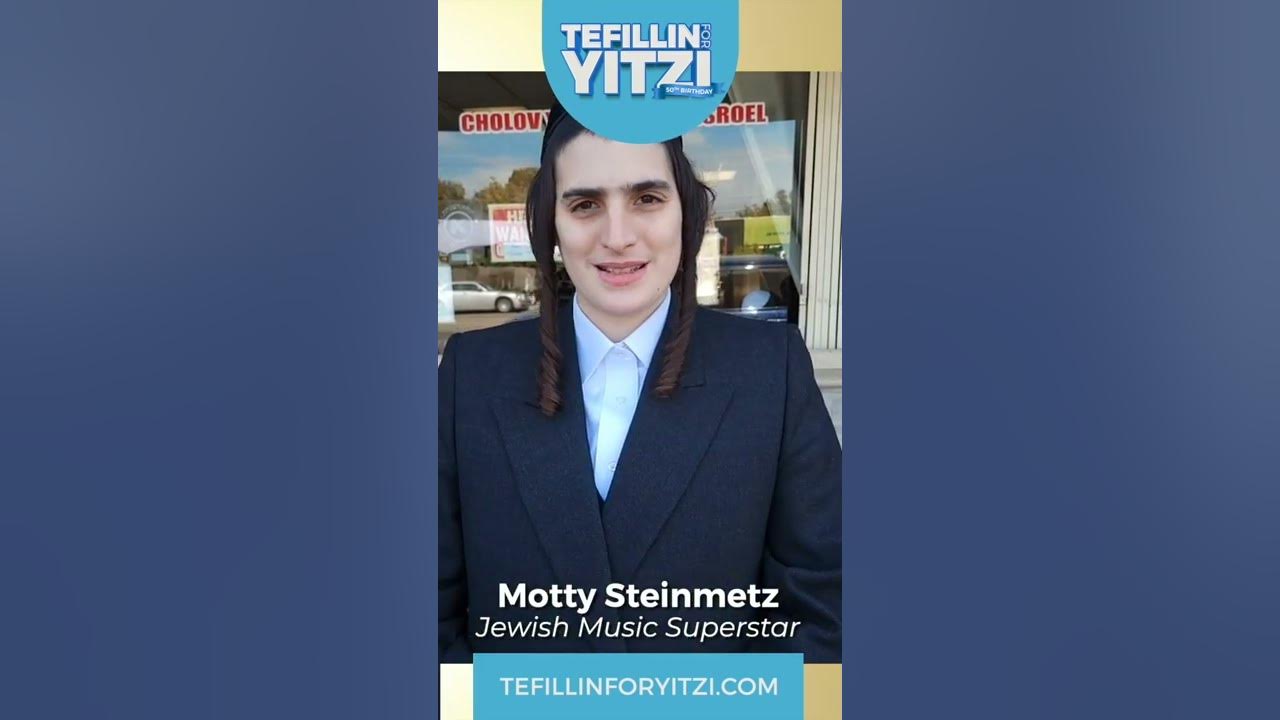 Motty Steinmetz Has Something To Tell You