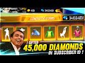 Buying 35,000 Diamonds Dj Alok Poker Mp40 And All Rare Bundles In Subscriber Id - Garena Free Fire