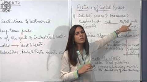 Features of Capital Market Class XII Business Studies by Dr Heena Rana