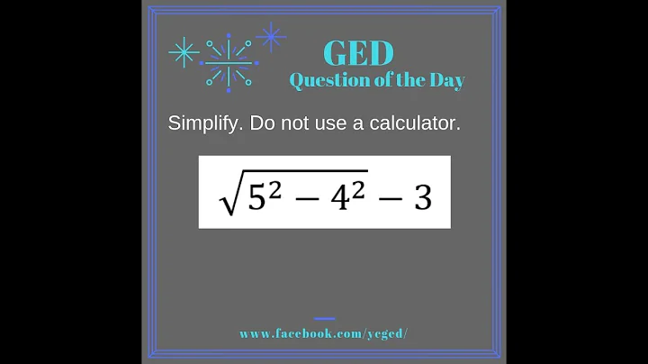 GED QOD: Order of Operations 6