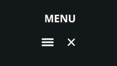 Transforming Hamburger Menu With Css And Jquery