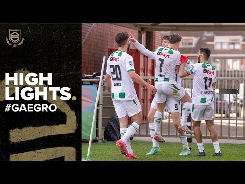 G.A. Eagles Groningen Goals And Highlights