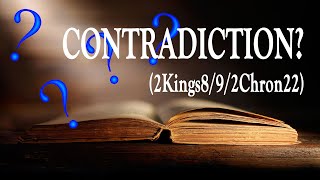 When Did Ahaziah Begin to Reign? | KJV Bible Contradictions Answered