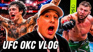 We Went to UFC OKC! UFC Oklahoma City FIGHT FOODS VLOG
