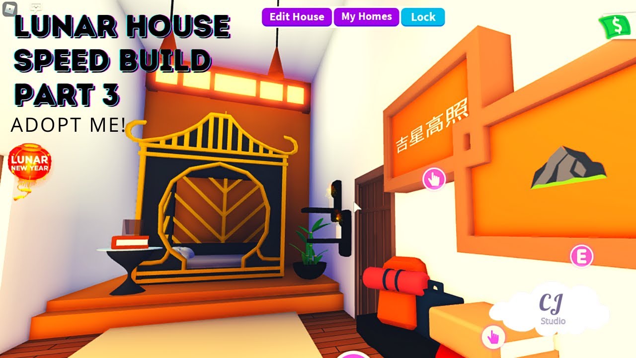 Adopt Me Lunar House Speed Build Part 3🧨 2021 Lunar New Year Update