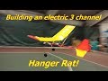 Hanger Rat: simple electric balsa airplane build and maiden flight