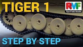 [5] TIGER I - Rye Field Model - Step by Step - Workable Tracks - Orugas