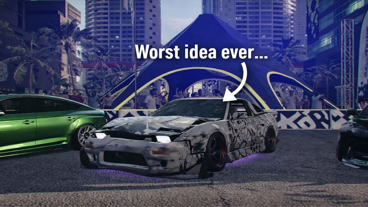 Drift car on track (Bad Idea) | How NOT to play NFS Heat