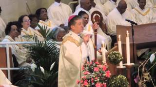 Archbishop Blase Cupich visits St. Ailbe Parish for the Easter Liturgy