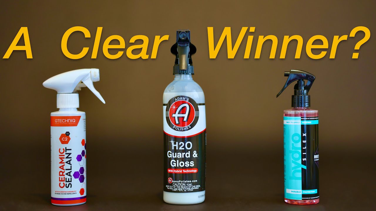Gtechniq C2 V3 vs Adam’s H2O Guard & Gloss vs HydroSilex Recharge | Car Paint Sealant Review