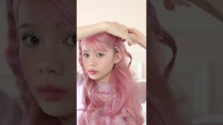 BLACK PINK Lisa&#39;s Pink Venom Hairstyle Tutorial For Beginners 🖤🎀