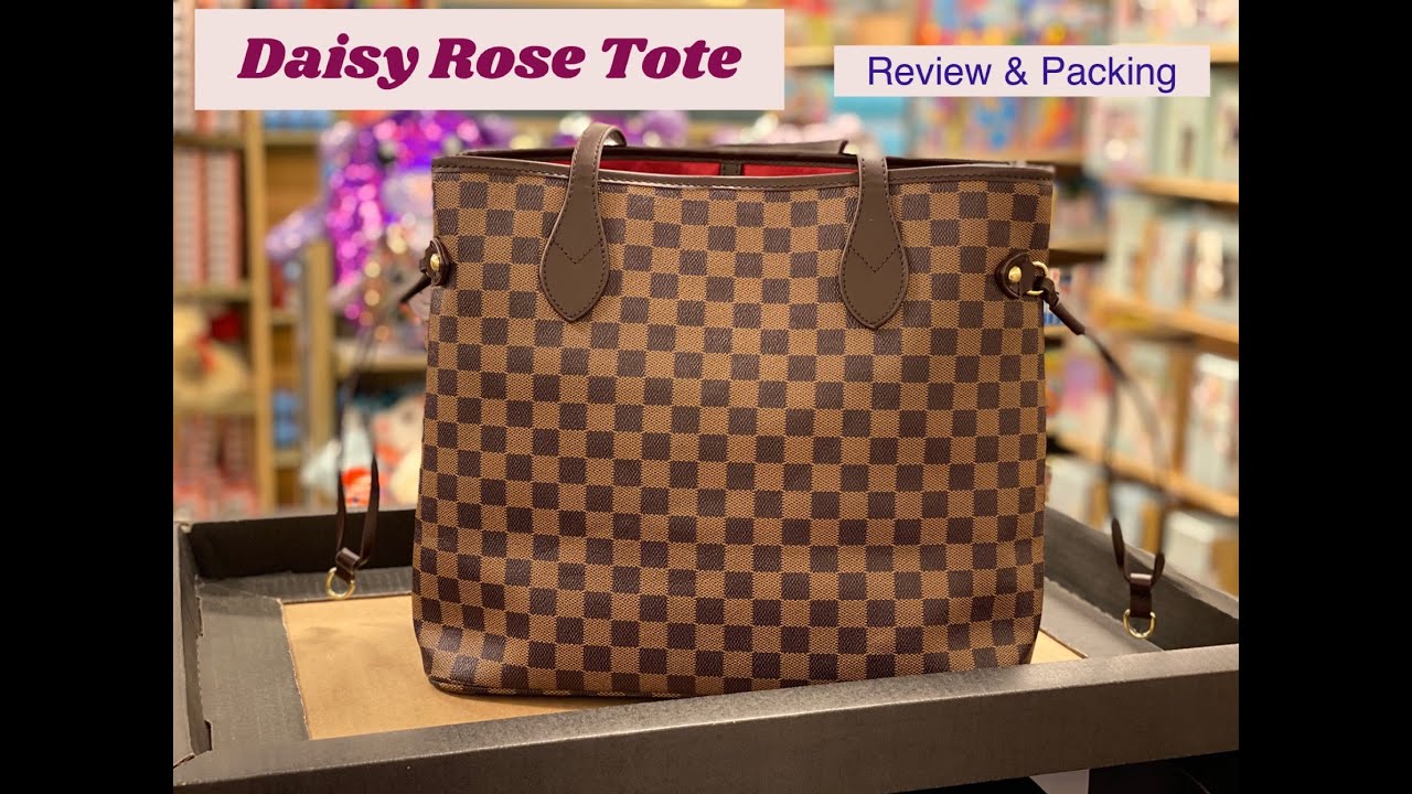 Daisy Rose Tote  Review and Packing - with and without bag organizer 