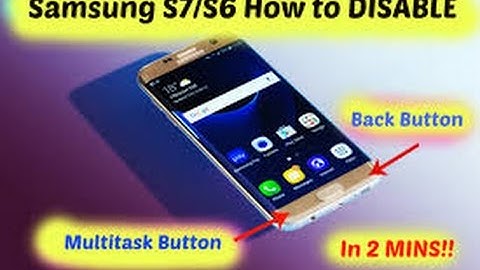 Samsung Galaxy | how to disable back and multitask button