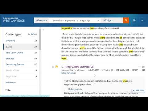 2.10 Practice ~ Using Secondary Authority to Resolve Issues of First Impression