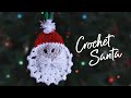 Christmas Crochet Tutorial: Santa Claus | Ornament & Garland