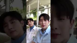 🐰 Flashback to this I.M. and Wonho cute conversation. Because I'm Cute like a Bunny! uwu #shorts