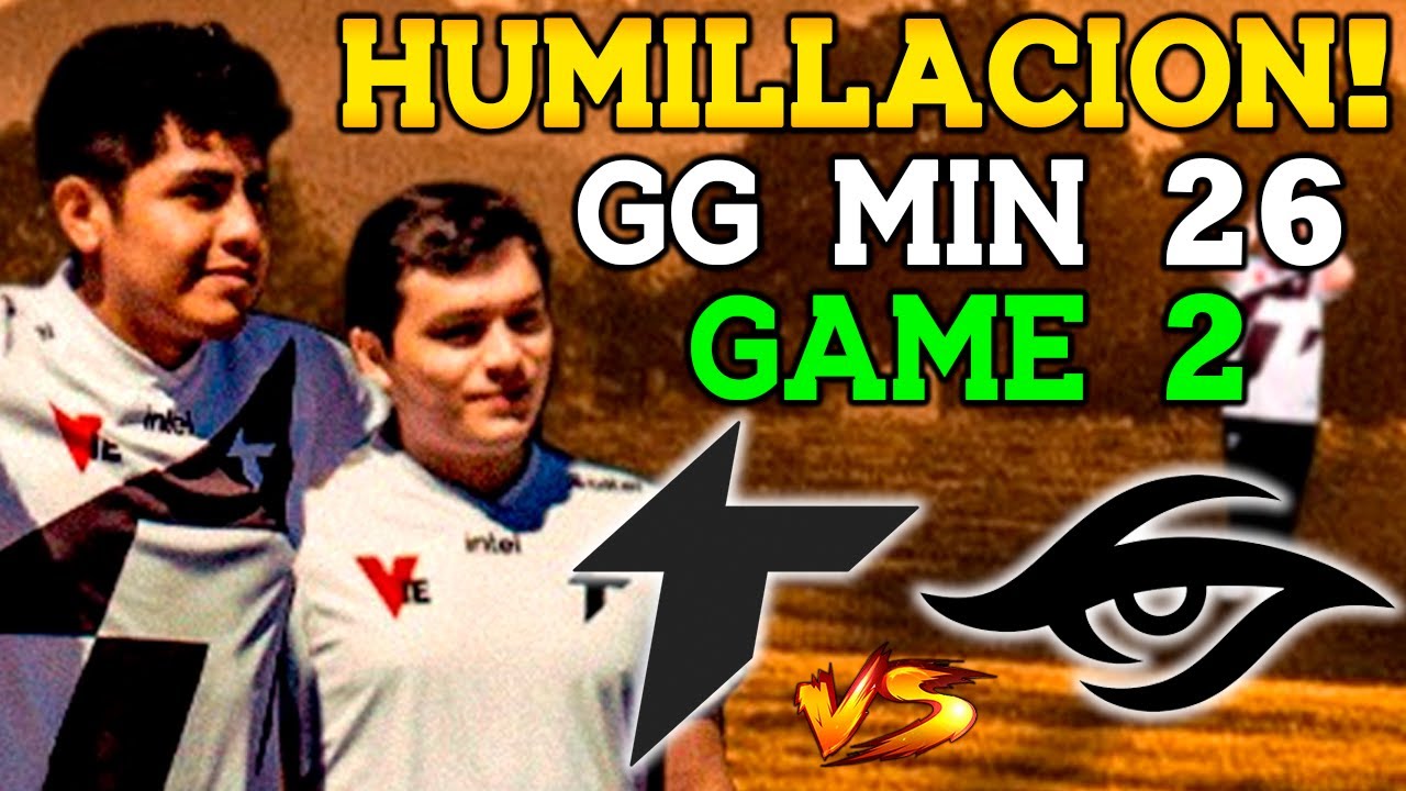  THUNDER AWAKEN Vs TEAM SECRET GAME 2 BO2 Matthew Dota ESL One 