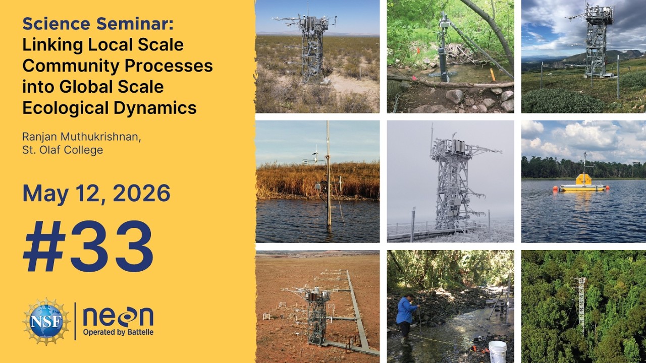 Thumbnail for Science Seminar: Linking Local Scale Community Processes into Global Scale Ecological Dynamics