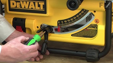 DeWALT Table Saw Repair - How to the Replace the Bevel Handle