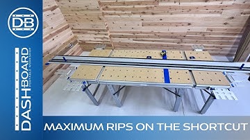 Making your longest cuts with the Dash-Board ShortCut workbench