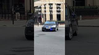 Unmarked met police proactive policing seat Leon responding in central London